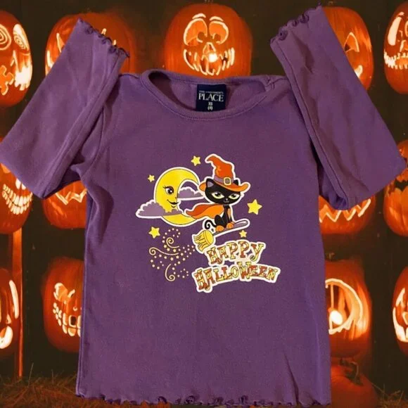 The Children's Place Cotton Halloween Graphic Tee