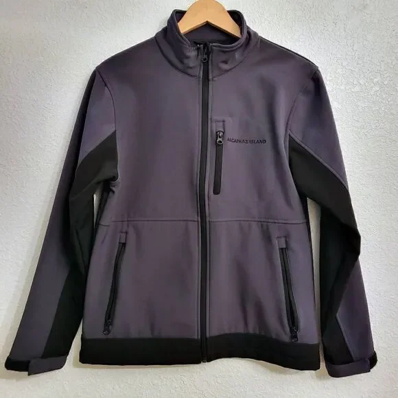 Alcatraz Softshell Unisex Jacket: Full zip Fleece-lined, National Park  Outdoor