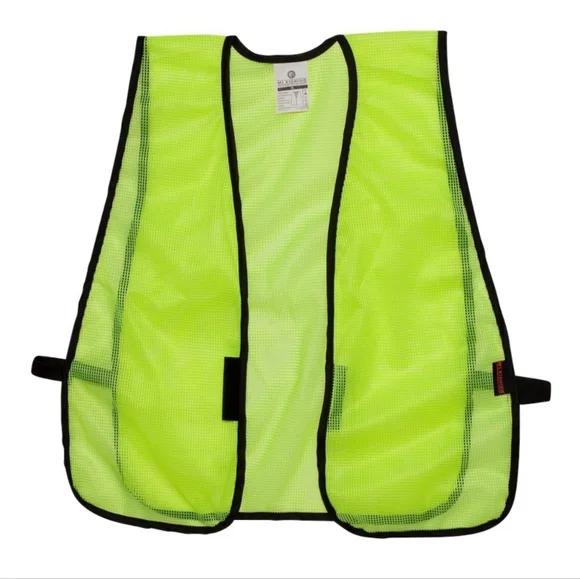 ML Kishigo (P) (PL-V17-V18)one size Series Plain Mesh Vest. Pack 5 pcs