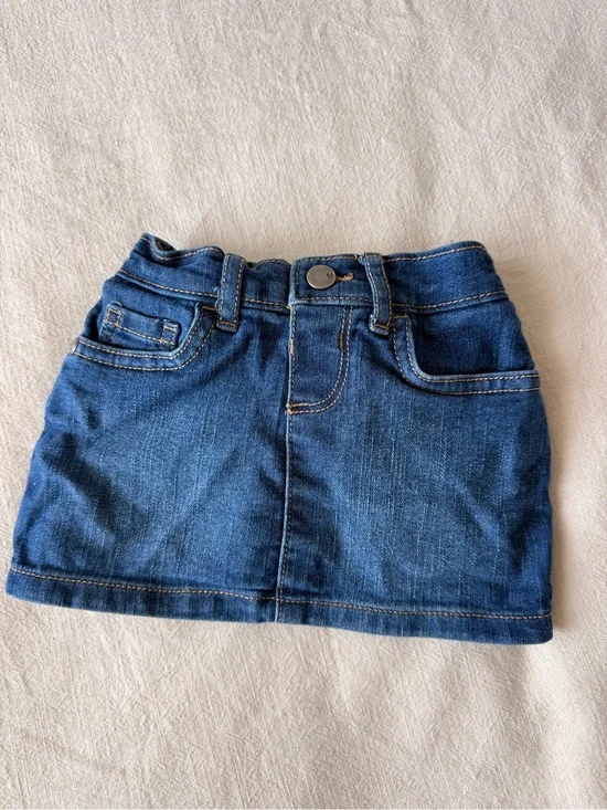 The Children's Place Dark Blue Denim Skort