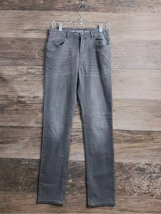 The Children's Place Gray Slim Straight Jeans