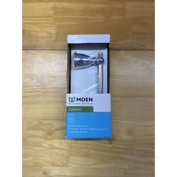 Moen Caldwell Pivoting Toilet Paper Holder- Model# Y3108CH - Chrome - New/Sealed