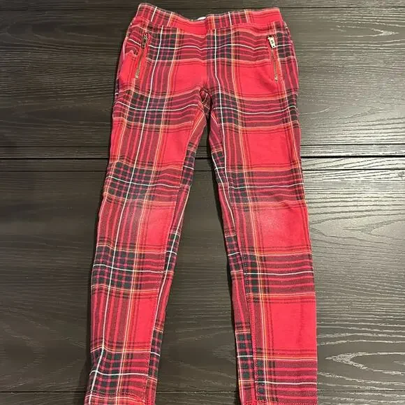 The children’s place plaid legging pants size 6