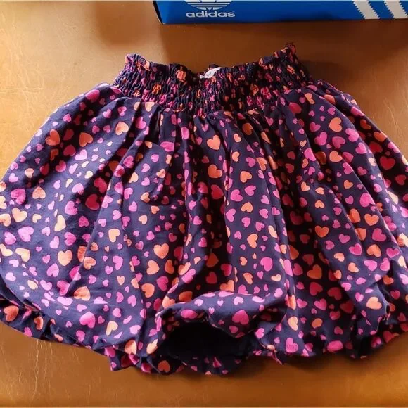 EUC The Children's Place Poofy Heart Skirt Sz 4/5