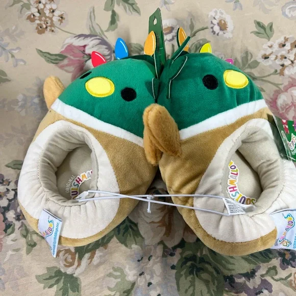Squishmallows Festive Green Plush with Colorful Accents