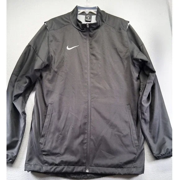 Nike Dri-Fit Full Zip Black Light‎ Jacket Men Size Small