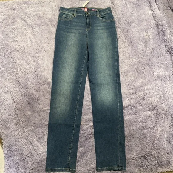 The children's place Jeans Girls Size 16 Straight Blue‎ Stretch New