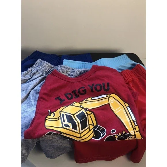 The Children's Place Boys 18–24M‎ Shorts Lot of 4 Elastic Waist Dri-Fit