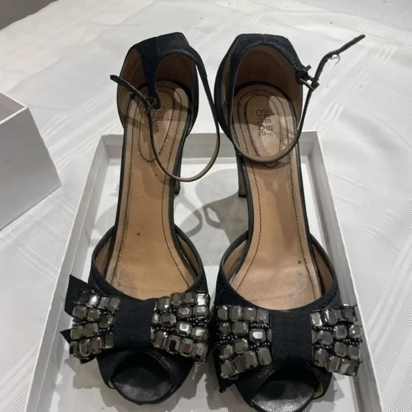 See by Chloe Platform Bow Jeweled Sandals Size 41