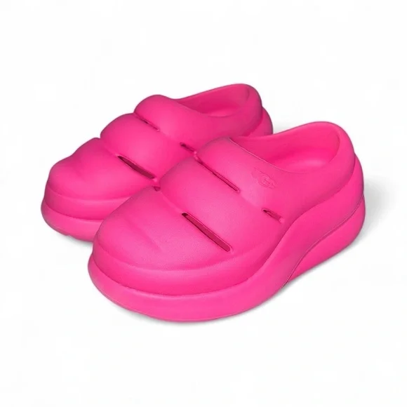 Uggs Toddler K sport Yeah taffy Pink Slip-On clogs Shoes size 11
