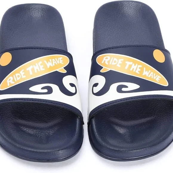 Kids Slides Shoes Non Slip Triangle Geometric Art Sandals Outdoor