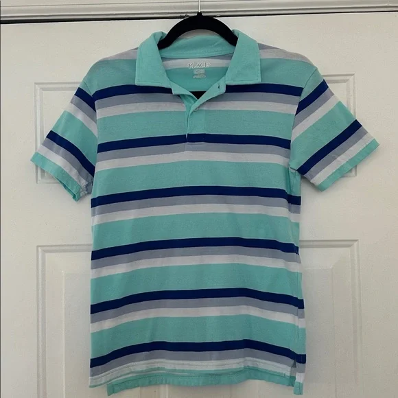 The Children’s Place Polo Shirt Striped Blue