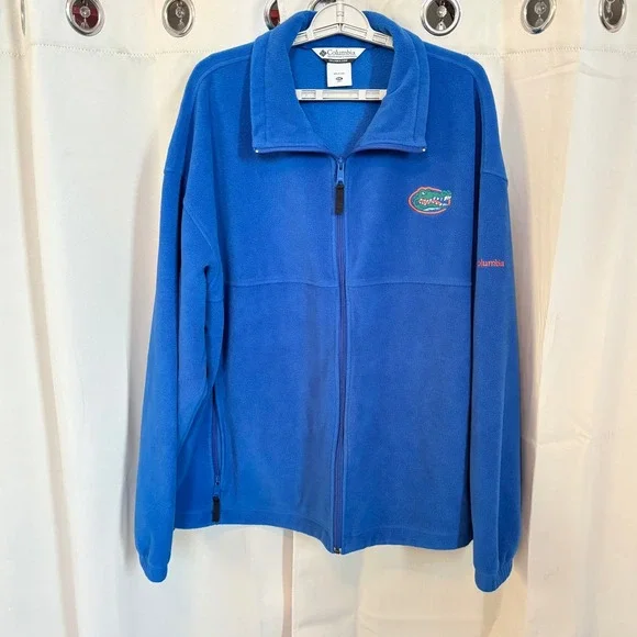 Columbia Mens Fleece Jacket XXL Florida Gators Full Zip Collegiate NCAA 20435