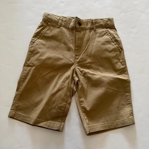 The Children's Place Tan Flat Front Shorts
