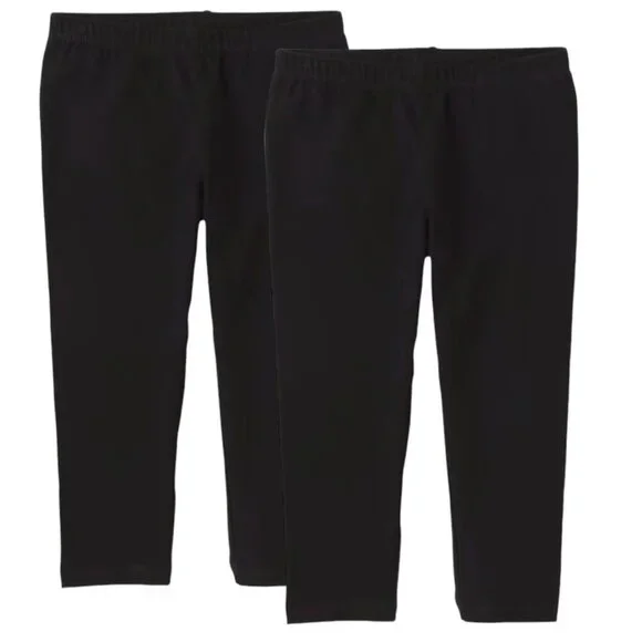 The Children's Place Girls Capri Leggings 2-Pack in‎ Black - Size XL(14P)