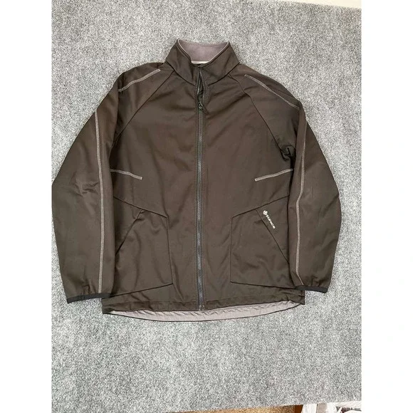 EUC‎ Sunice Chase Zephal Elite Waterproof Stretch Woven Jacket Mens Large Brown