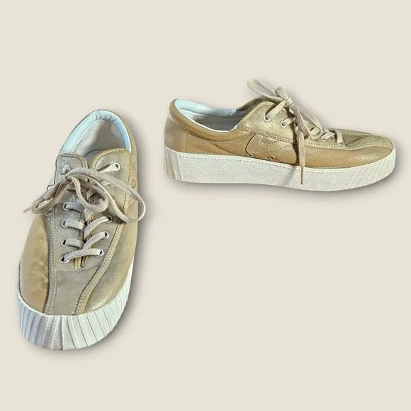 Tretorn Womens Wtny Lite 6 Bold Leather Platform Sneakers Shoes Size 10‎