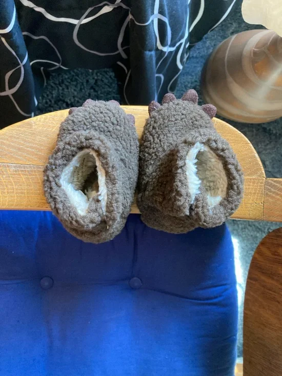 Bass Pro Shops Brown Teddy Bear Kids Slippers