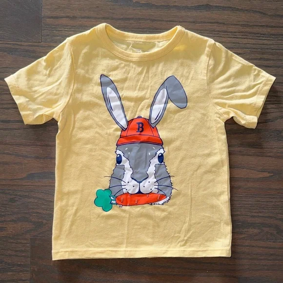 The Children’s Place Yellow Bunny Graphic Tee | 3T