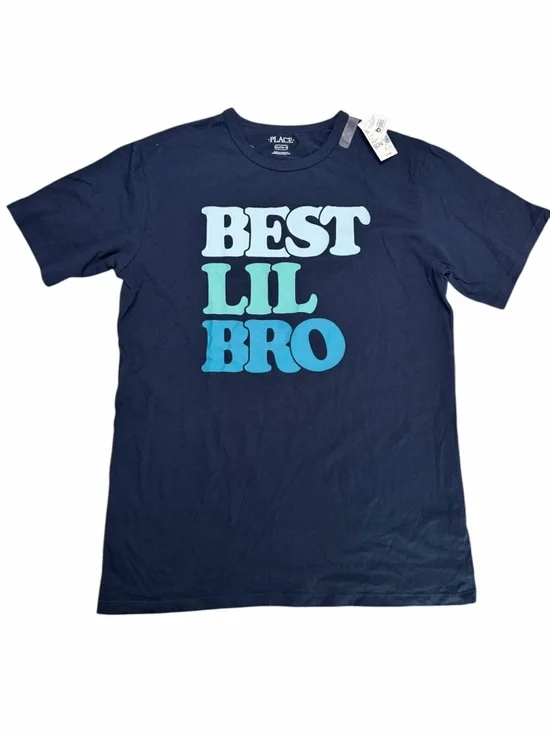 The Children's Place Navy Graphic 'Best Lil Bro' Tee