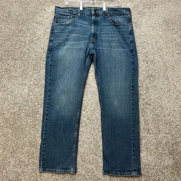 Signature by Levi Strauss Relaxed Jeans Men 36x30 Medium Wash 5 Pocket Denim EUC