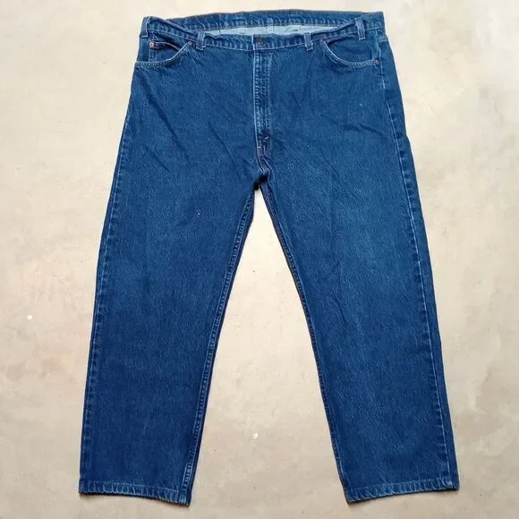 Vintage Levis 505 Jeans Fits 42x29 Orange Tab Straight Leg Made in USA Denim