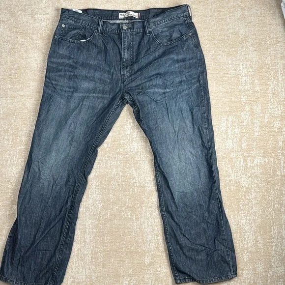Levis 559 Jeans Mens 40-30 Relaxed Straight Dark Blue