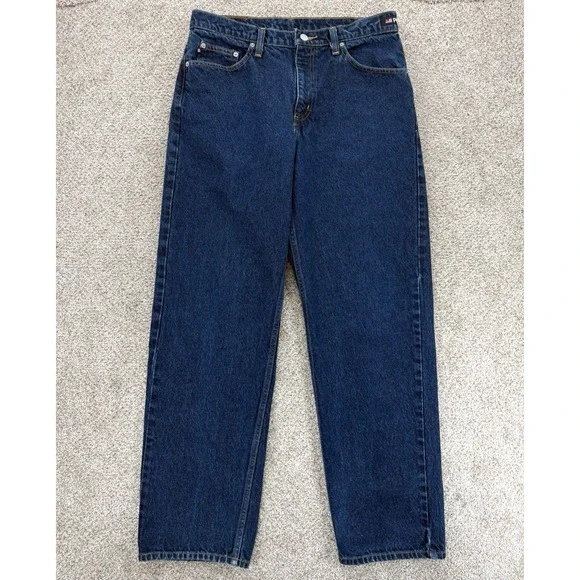 Vintage POLO Ralph Lauren Jeans 67 Loose Fit Jean Men's 32x32 Blue Dark Wash Y2K