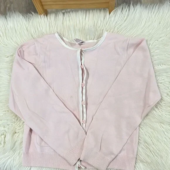 GYMBOREE SOF PINK CARDIGAN SIZE 9