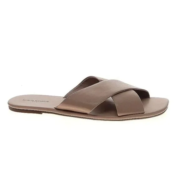 Banana Republic Sandals Slides, Tan, Size 8.5