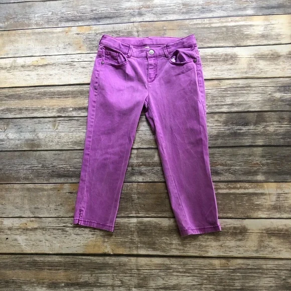 Gymboree purple capris jeans! Size 12