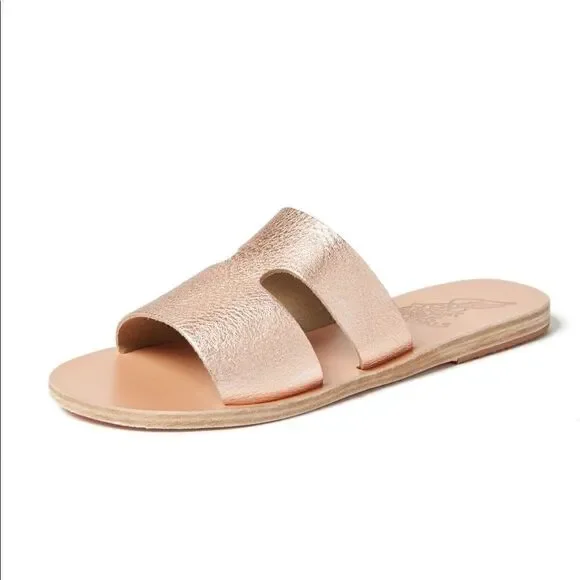 ⚡️Ancient Greek Women’s slide soft top leather grain leather sandals size 6, new