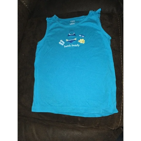 Gymboree sea splash beach‎ beauty tank top size 9