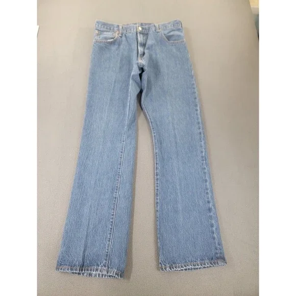 Levis 517 Jeans Mens 36x34 Blue Denim Bootcut Zip Fly Medium Wash PC9 00517-0216