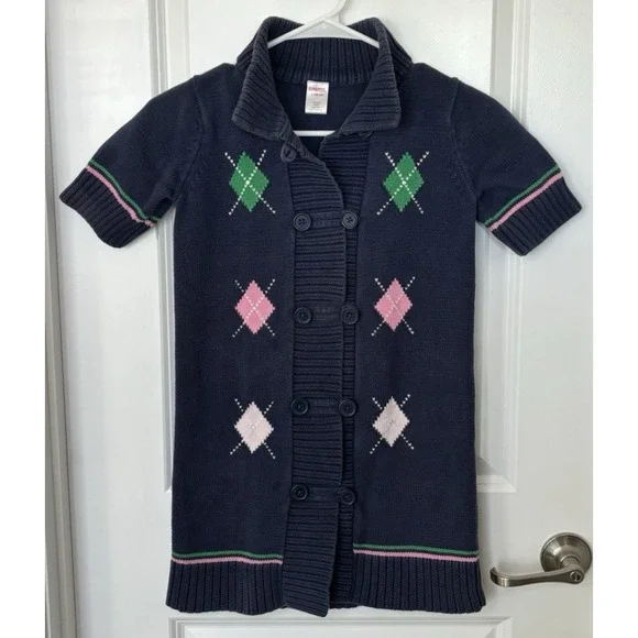 Girls Gymboree Short Sleeve Sweater Dress 