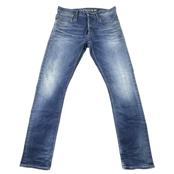 Denham Jeans Mens 32 Razor Slim Fit Candiani Italian Denim Barneys NY Button Fly