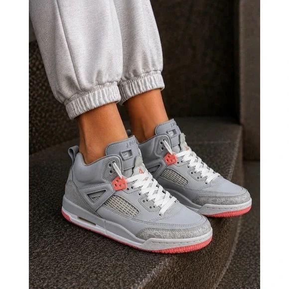 Nike Air Jordan Spiz'ike Sun Blush High Top Sneaker Sz 6.5Y Youth Shoes Athletic