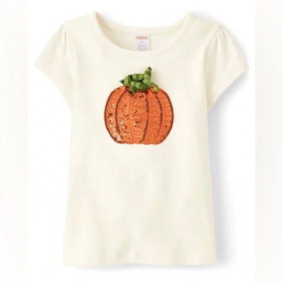 Gymboree Pumpkin‎ Top 3T | Fall Cottagecore Autumn Halloween