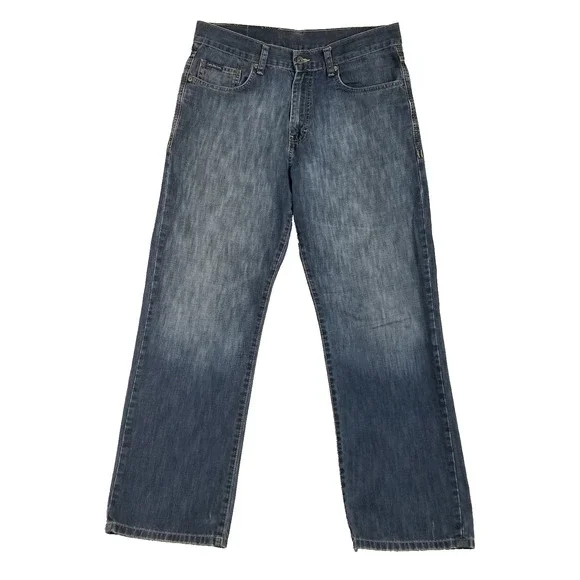 Calvin Klein‎ Jeans Mens 32x30 Blue Straight Leg Denim Classic Casual RN 36009