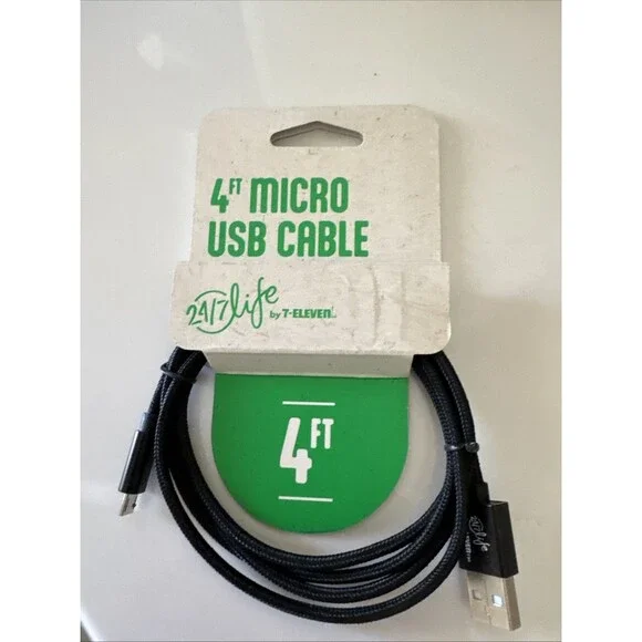 24/7 LIFE 6 FT. TYPE C TO TYPE C Tangle-Free Charging Cable Fast Charging(Black)