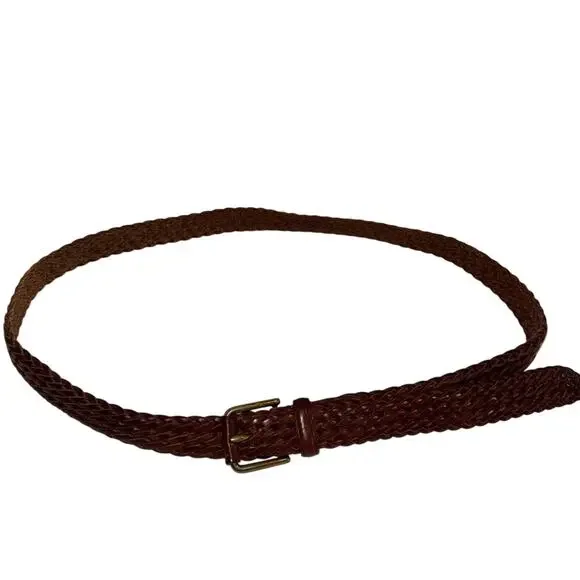 VINTAGE COACH leather braided classic work wear belt 40