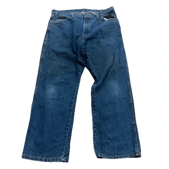 Dickies Men's Jeans 36x29 Blue Denim Medium Wash Straight Mid Rise Work