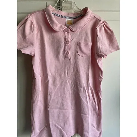 Gymboree Girl’s Size 12 Pink Uniform Top Peter Pan‎