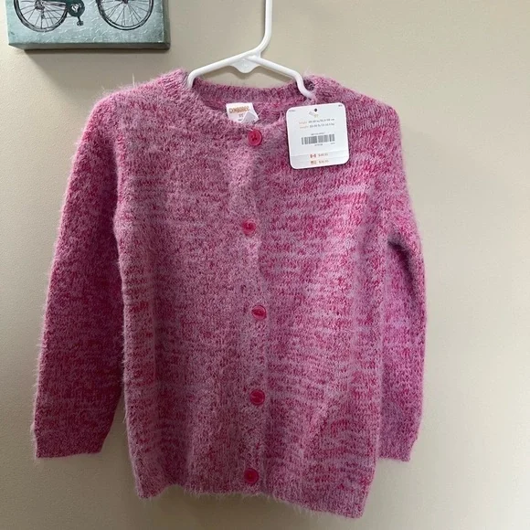 New with tags Gymboree fuzzy pink sweater