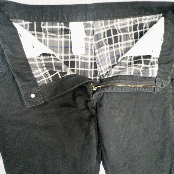 Vtg Carhartt Flannel Lined Jeans Men 36x34 Black Relaxed Western Workwear Denim