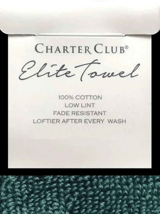 2 new SAGE GREEN Charter Club Elite 100% Hygro Cotton 33x64 inch BATH SHEETS