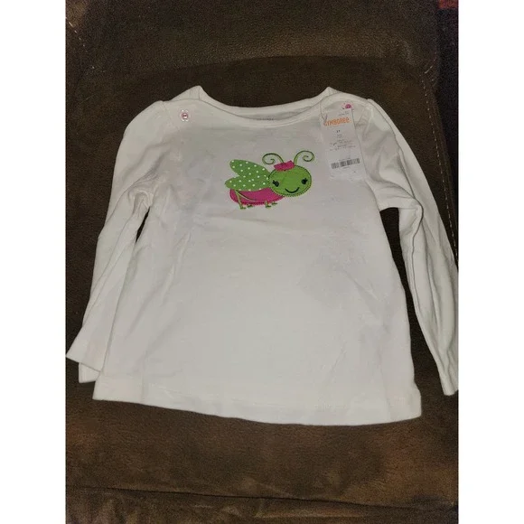 Gymboree showers of flowers‎ bug top size 2t nwt