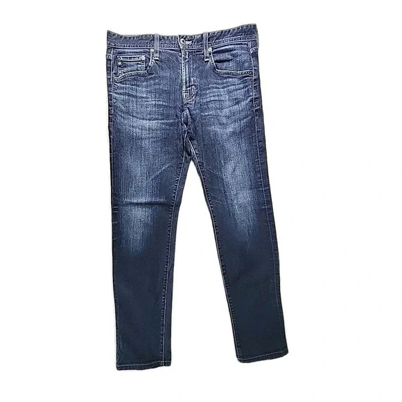 AG Adriano Goldschmied Women's 32/30 Blue Jeans The Nomad SLIM Straight Leg EUC