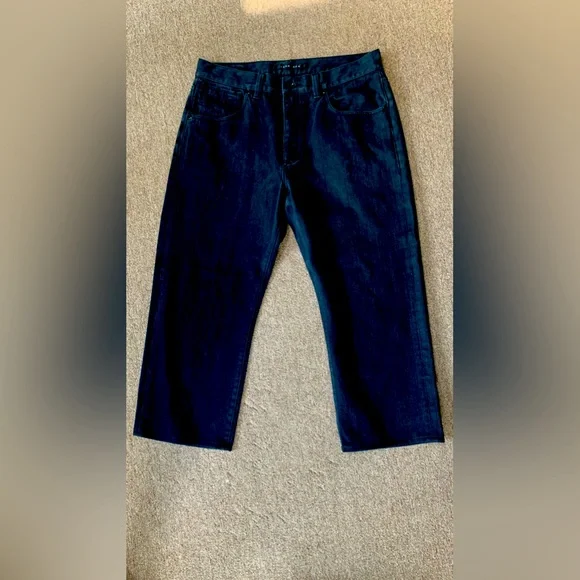 Sean John Mens Jeans Hamilton Size 36*25 Inseam‎ Black Wide Leg Relaxed