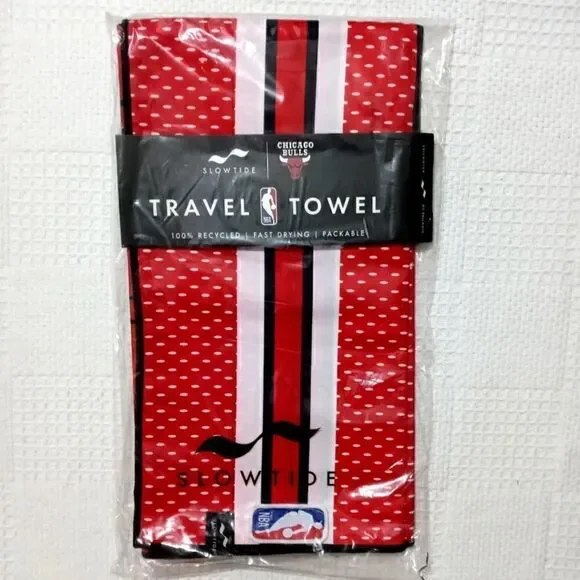 NBA Slowtide Chicago Bulls Jersey Quick-Dry Red Travel Towel